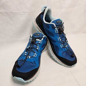 Tiem Cycling Shoes Slipstream VIA Blue Adjustable SPD Compatible Women's Size 8